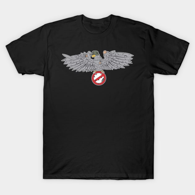 Wehrmacht Soldier Eagle Cartoon T-Shirt by MBK